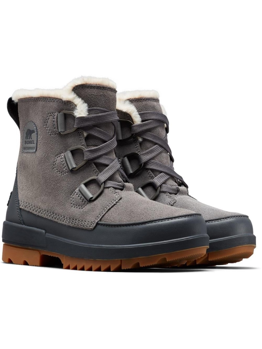 NET SOREL Tivoli IV Waterproof Gray Winter Snow Boots Women’s Size 6.5 Quarry